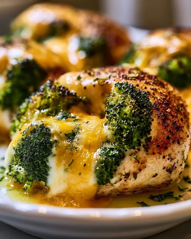 Cream Cheese and Broccoli Stuffed Chicken Breasts