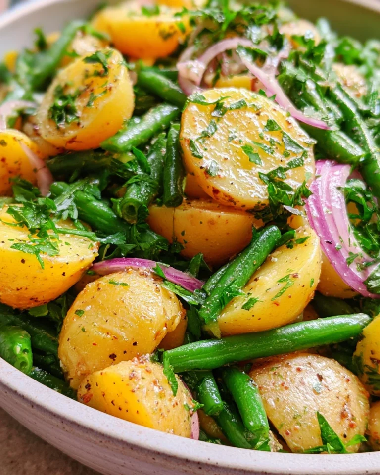 French Potato Salad with Green Beans