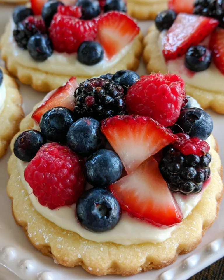 Sugar Cookie Fruit Tarts