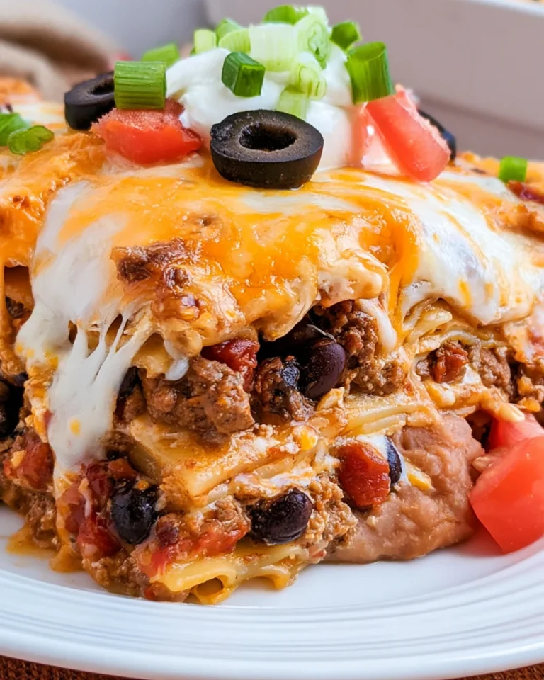 Mexican Lasagna with Noodles