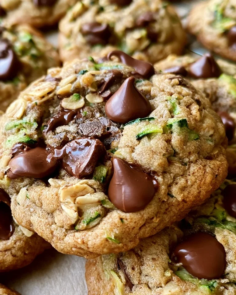 Zucchini Chocolate Chip Cookies