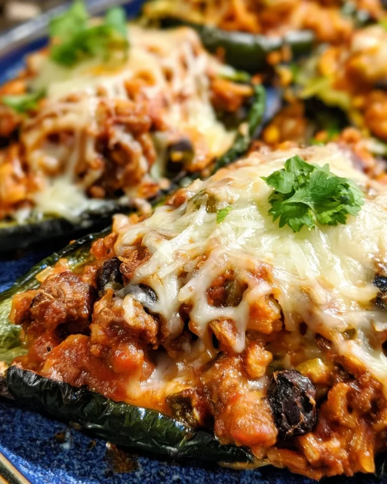 Stuffed Poblano Peppers
