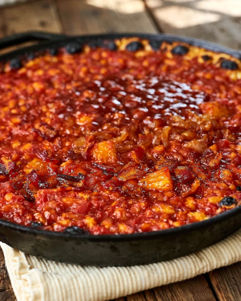 Bacon Pineapple Baked Beans