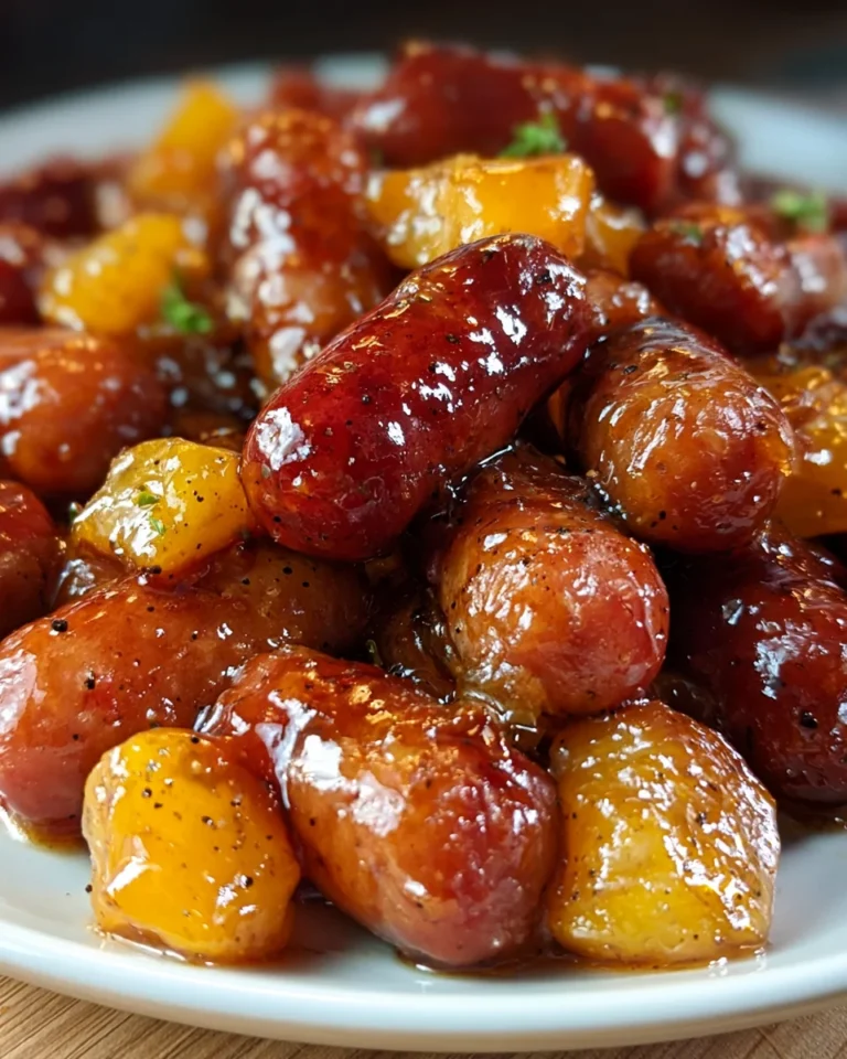 Pineapple Brown Sugar Mississippi Lil’ Smokies Bites
