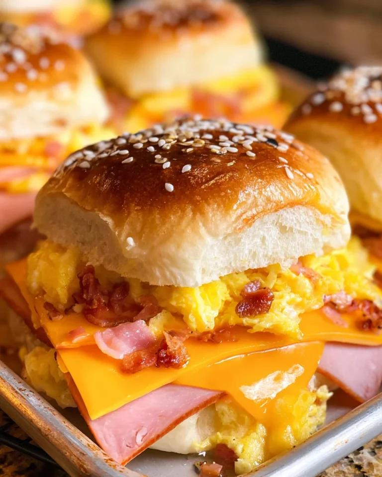 Hawaiian Roll Breakfast Sliders