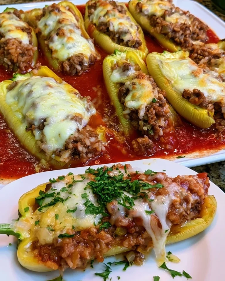 Banana Pepper Stuffed