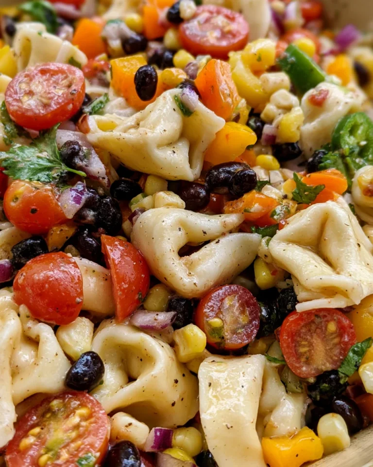 Cowboy Caviar Tortellini Salad
