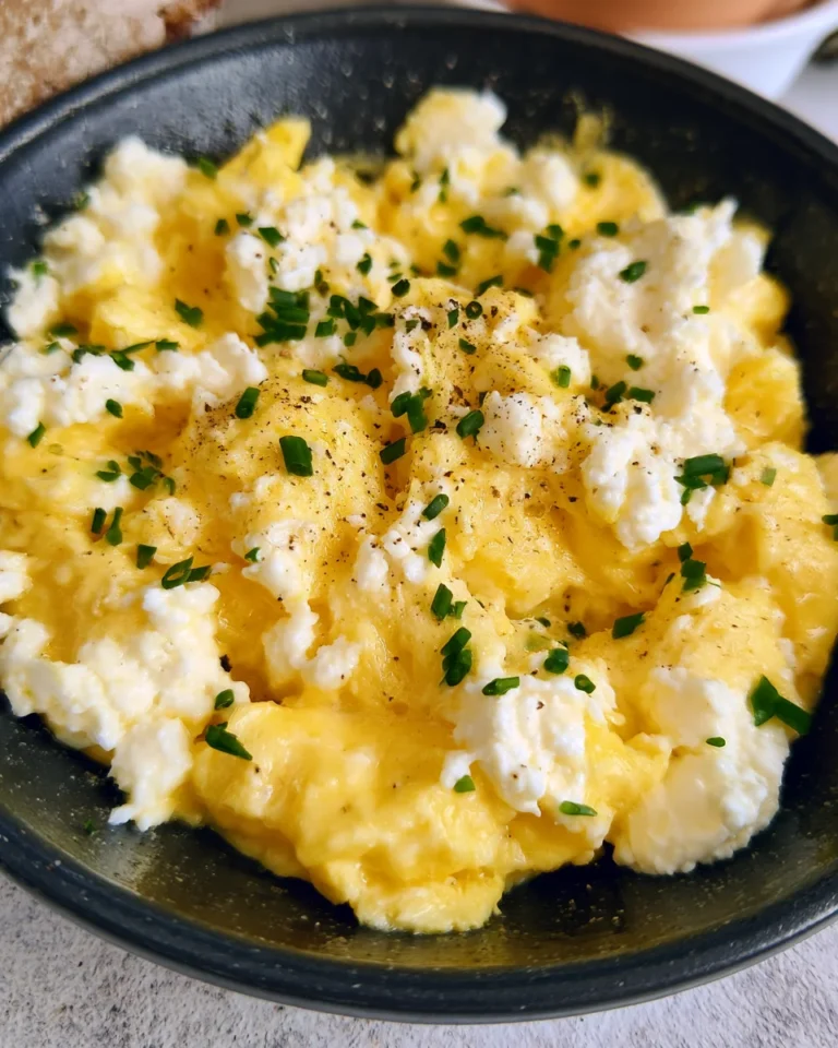 Cottage Cheese Scrambled Eggs