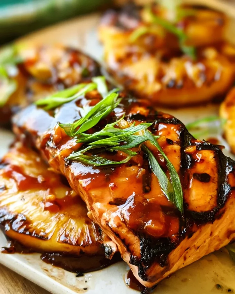 Hawaiian Grilled Salmon