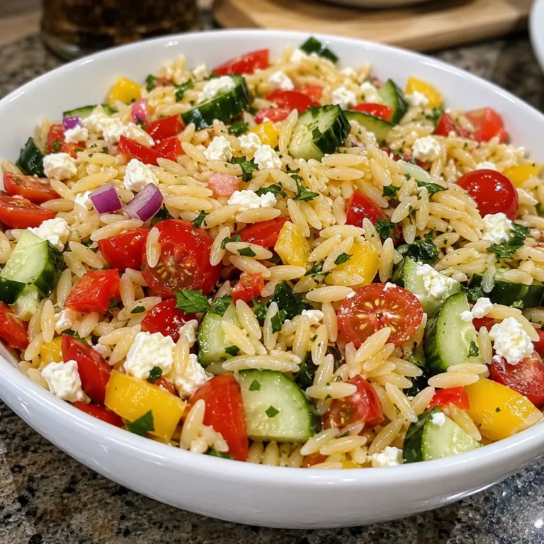 Summer Orzo Salad