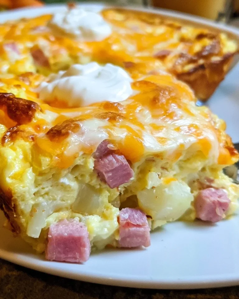 Ham and Potato Breakfast Casserole