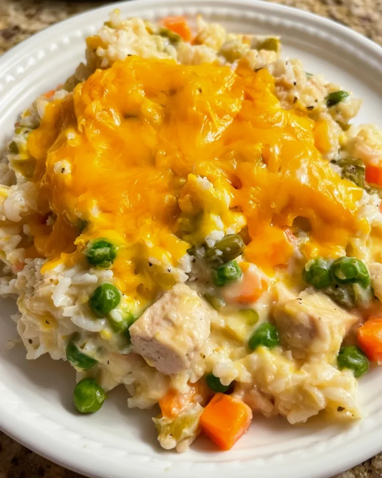 Cheesy Chicken and Rice Casserole