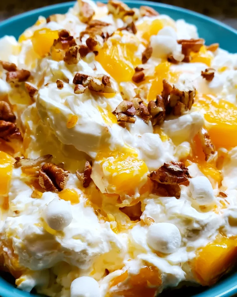 Millionaire Peach Salad: A Deliciously Easy Recipe!