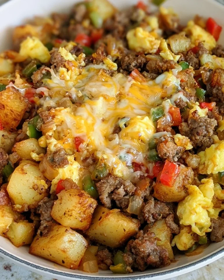 Potato, Sausage and Egg Breakfast Bowl