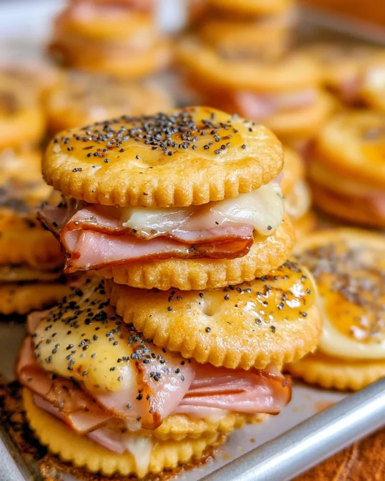 Ritz Cracker Party Sandwiches