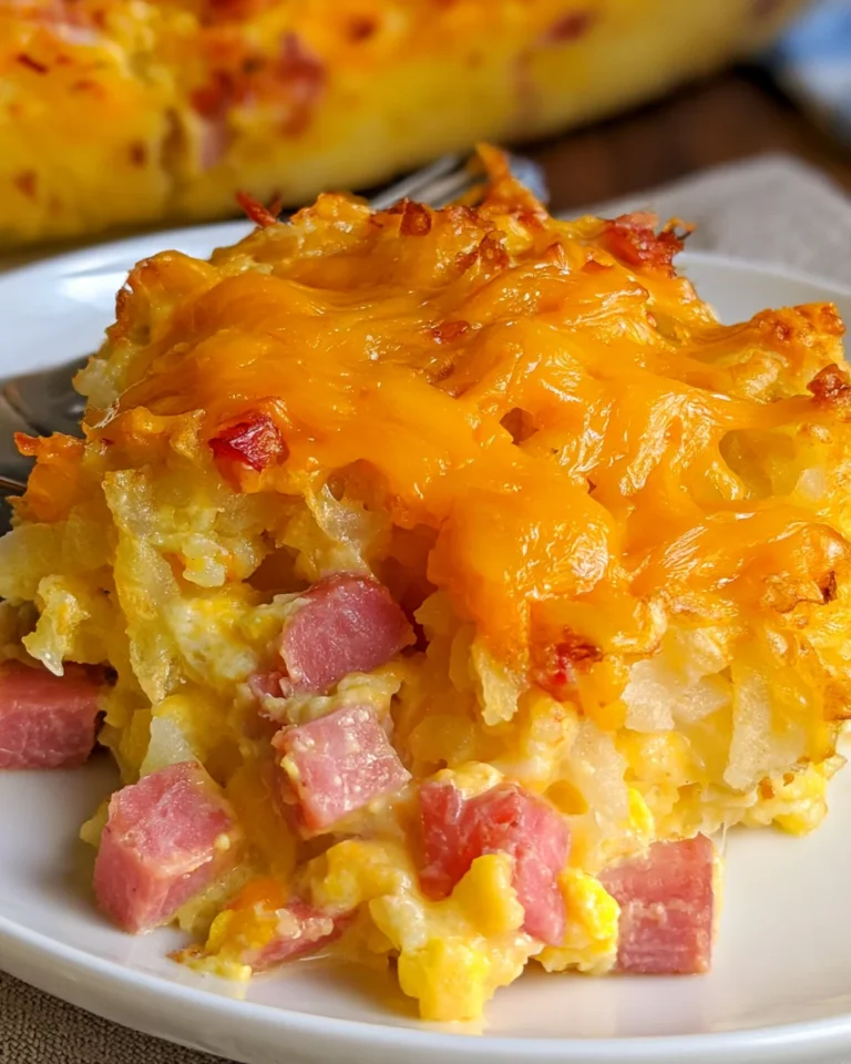 Ham Hash Brown Casserole