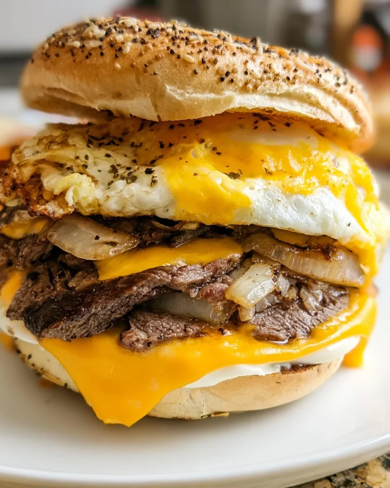 Steak Egg and Cheese Bagel: A Delicious Breakfast Delight!
