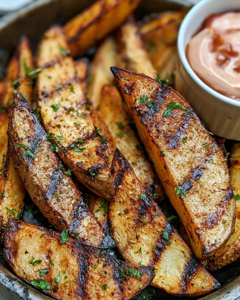 Grilled Potato Wedges