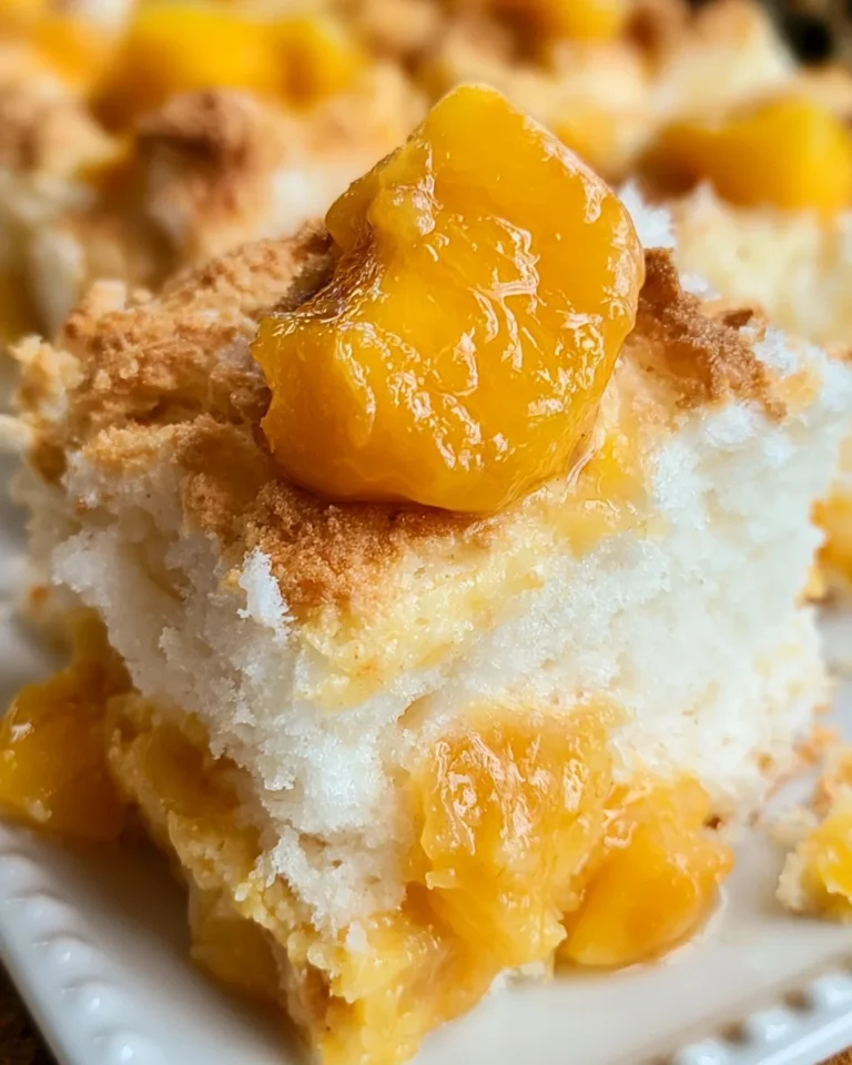 Peach Angel Food Cake: A Delightful Summer Treat!