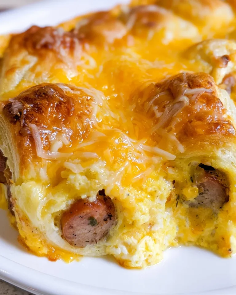 Pigs in a Blanket Breakfast Casserole